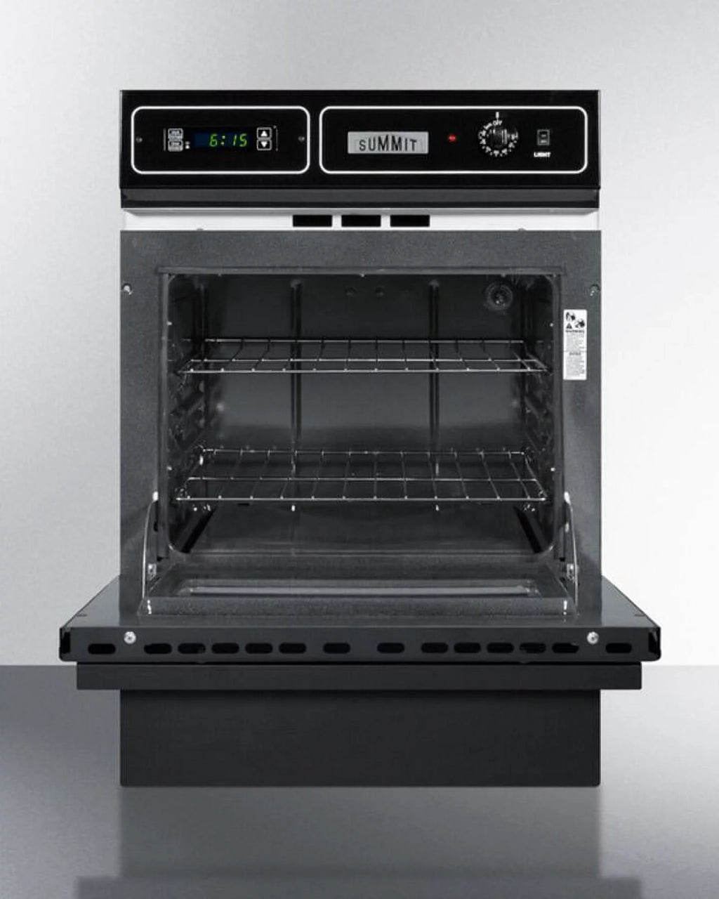 Black Glass Single Electric Wall Oven E34640