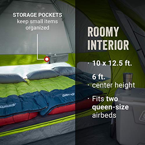 4/6/8 Person Weatherproof Camping Tent with Screen Room M883