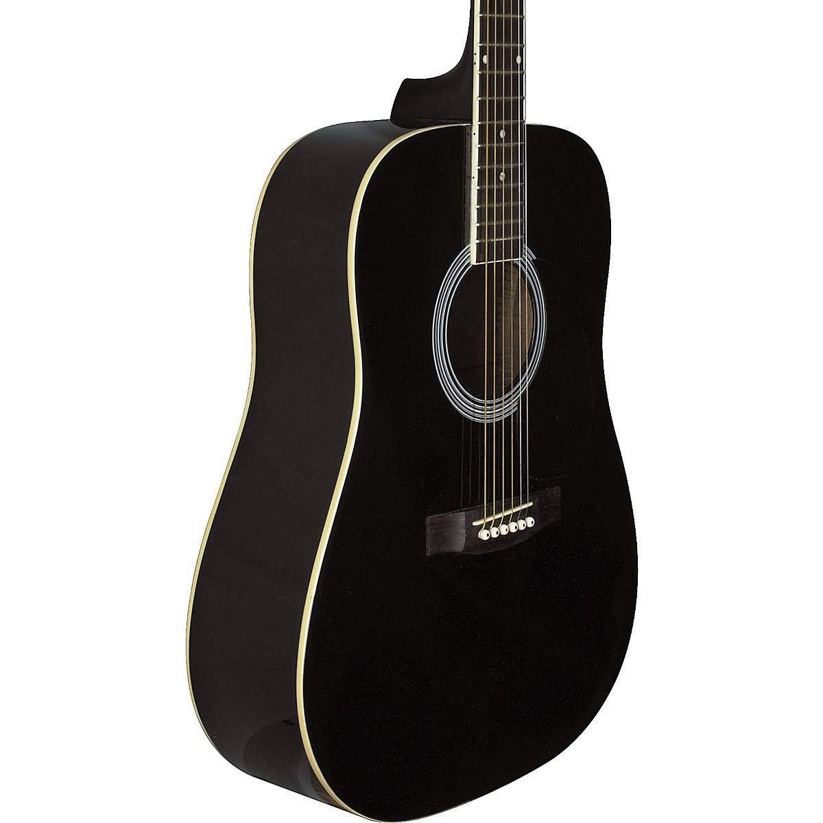 Black Dreadnought Acoustic Guitar G248