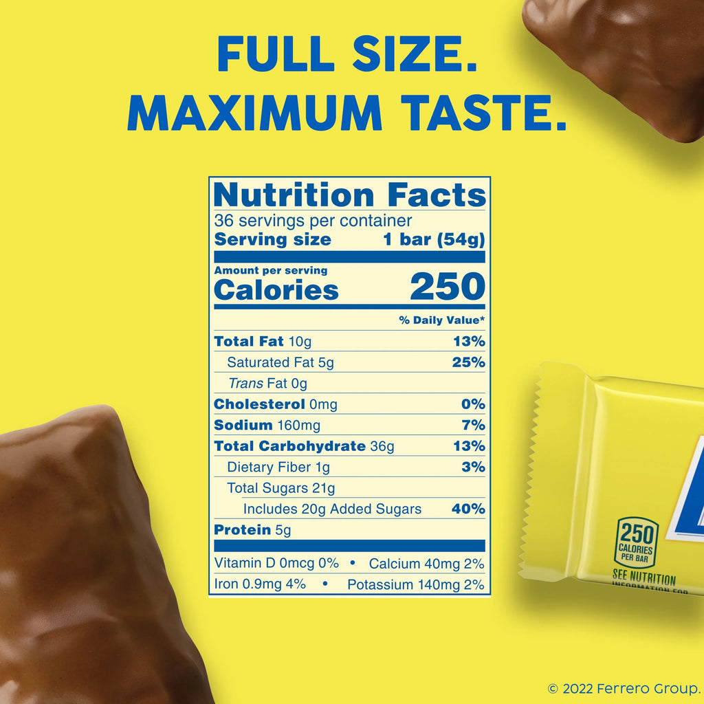 1.9 oz Full Size Individually Wrapped Candy Bars (24 Count) P542731