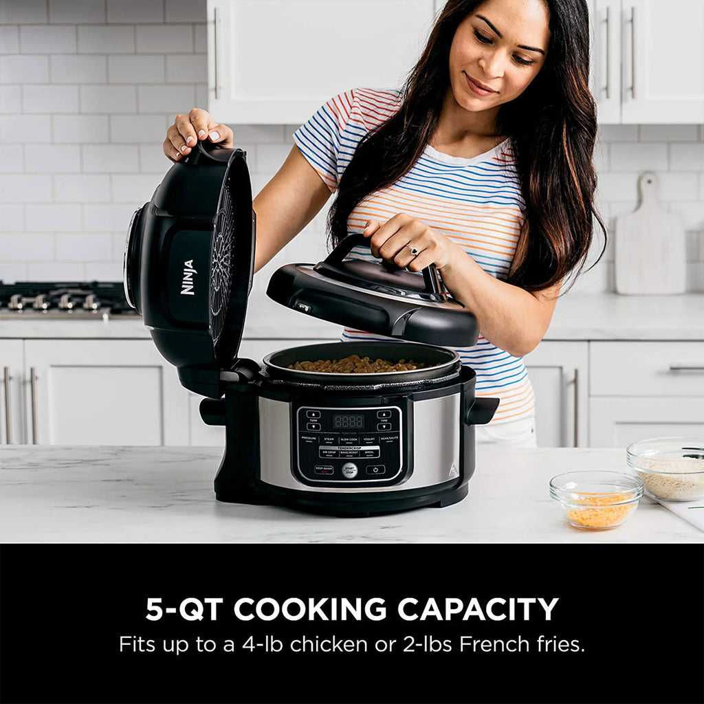 Silver 9 in 1 Pressure Cooker and Air Fryer Q19124