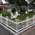 White Vinyl Picket Fence Kit 2.5 ft. H x 3.5 ft. W 2 Fence Panels O34696