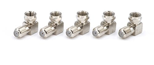 4 Pack 90 Degree Coaxial Cable Connector X7854