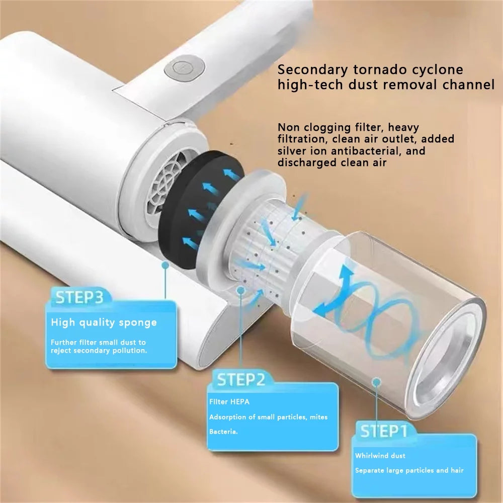 Wireless Handheld Dust Mite Vacuum UV Vacuum S581