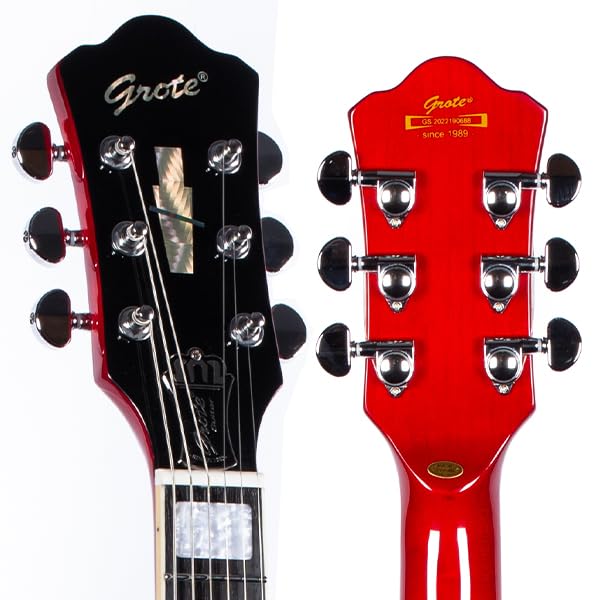 Black Semi-Hollow Body Electric Guitar S90771