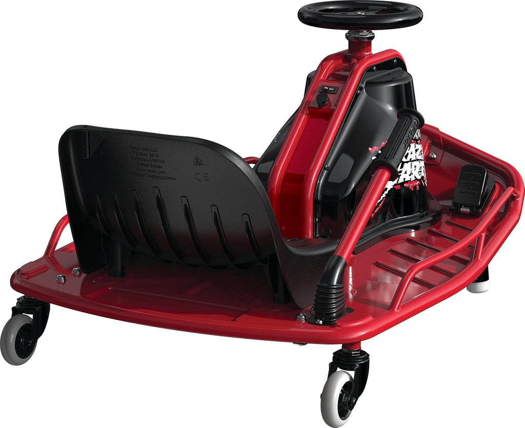 24V Electric Drifting Go Kart, Black/Red J190118