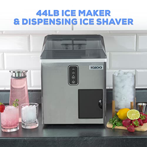 Stainless Steel Electric Countertop Ice Maker Machine W9489