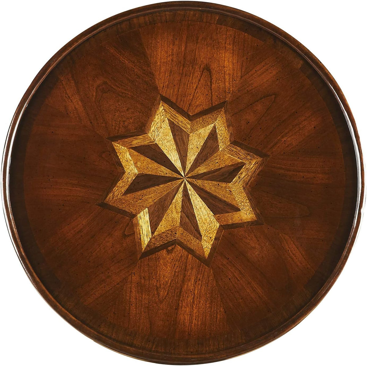 Round Inlaid Accent Table D8051