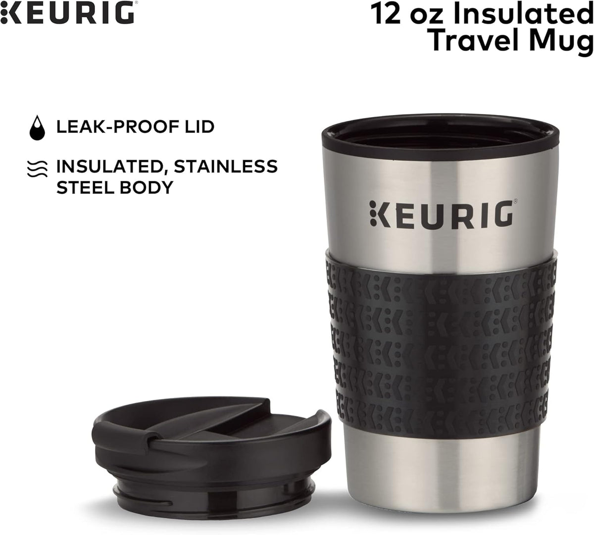 Single Serve K-Cup Pod Coffee Maker with Travel Mug E9662
