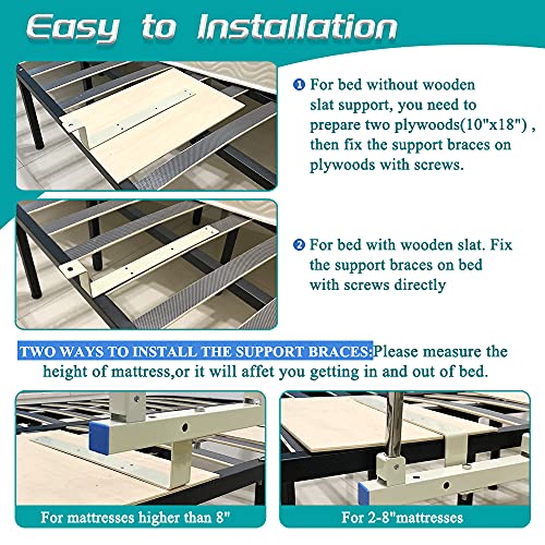 Collapsible Bed Side Grab Rail (37"x14", Only 1) J231