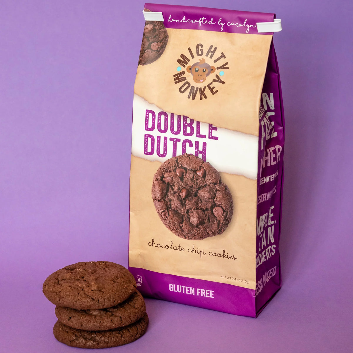 7.4 Oz (3 Pack) Gluten Free Double Dutch Chocolate Chip Cookies G135471