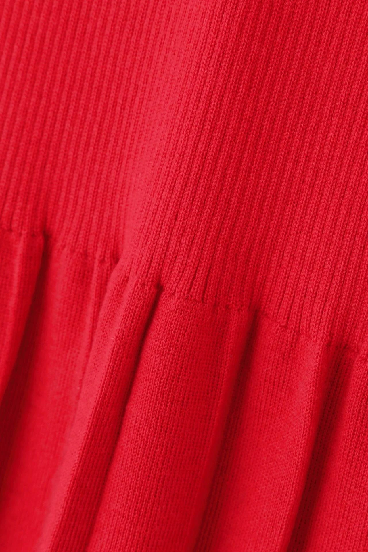 Knit pleated skirt P3063