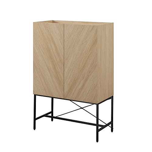 Dark Walnut 2-Door Tall Accent Cabinet U4692
