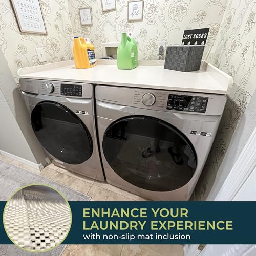 Washer and Dryer Countertop with Non-Slip Mat F108