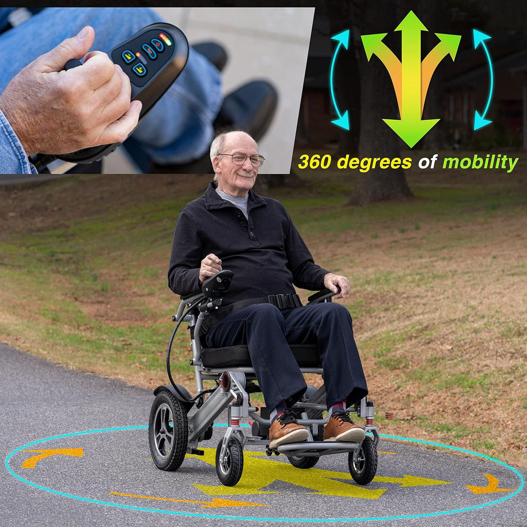 Gray Electric Wheelchair Y679