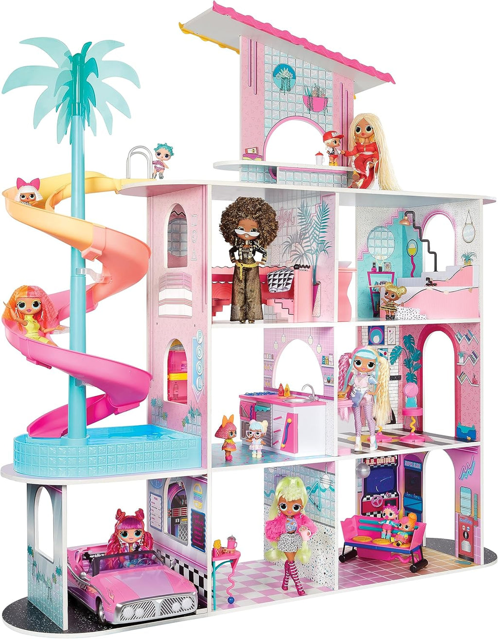 OMG Fashion House Playset with 85+ Surprises and Real Wood K231294