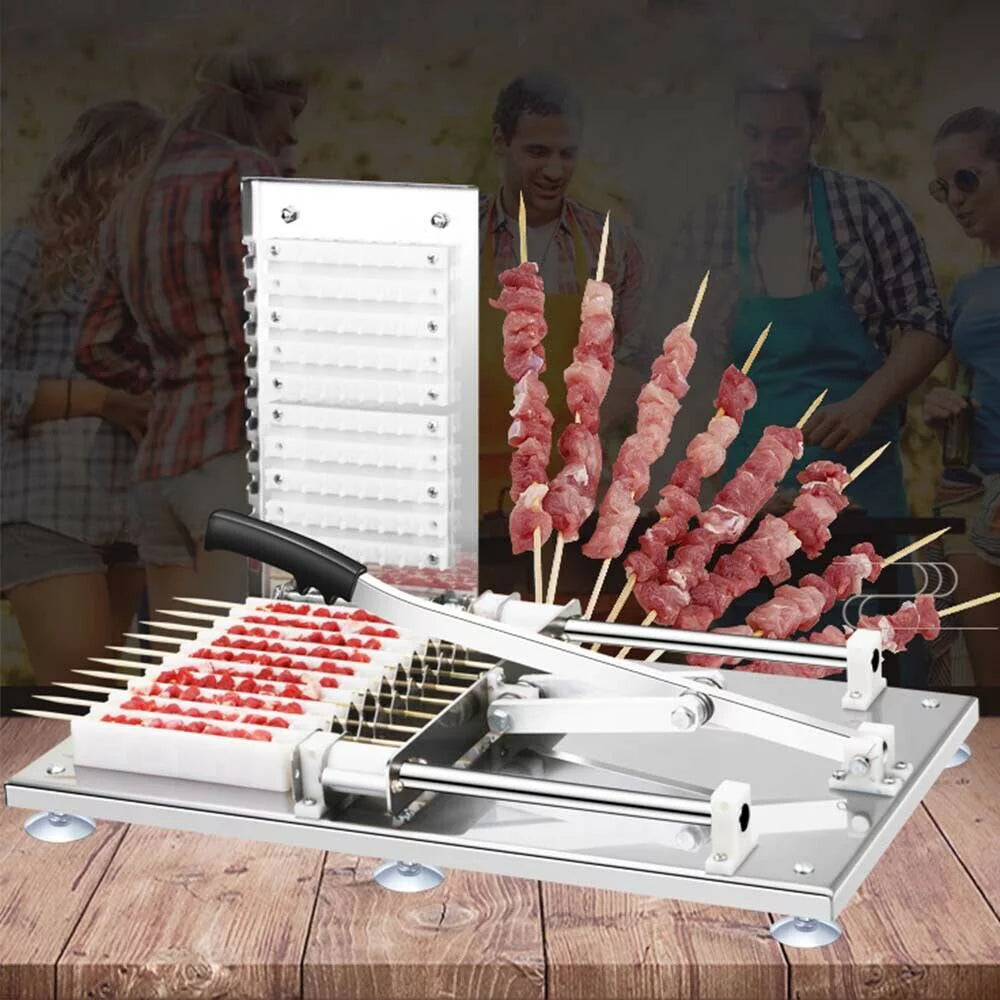 Manual Meat Skewer 10 Strings BBQ Tool T11004