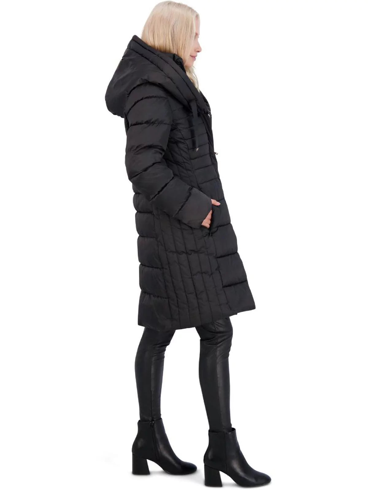 Fitted Quilted Winter Puffer Coat P1650