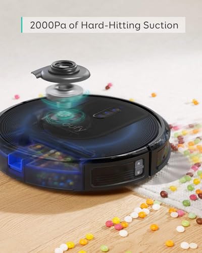 Robot Vacuum with Self Emptying, 2.85-Inch Slim Design W287861