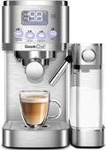 7-in-1 Espresso Machine with Automatic Milk Frother, 20 Bar, Stainless Steel N30776