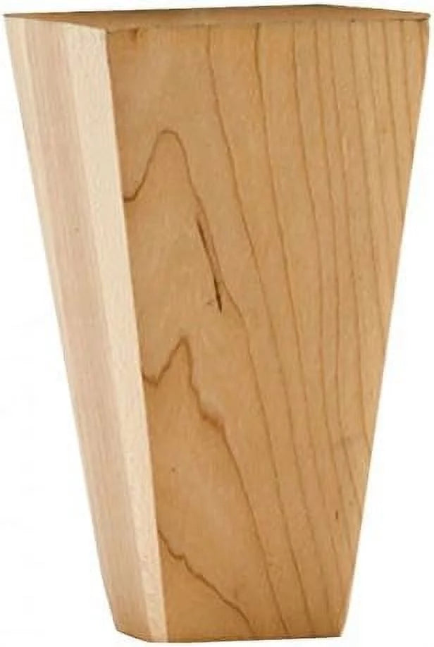 Cabinet Furniture Leg 2-1/4" X 4" Maple F355