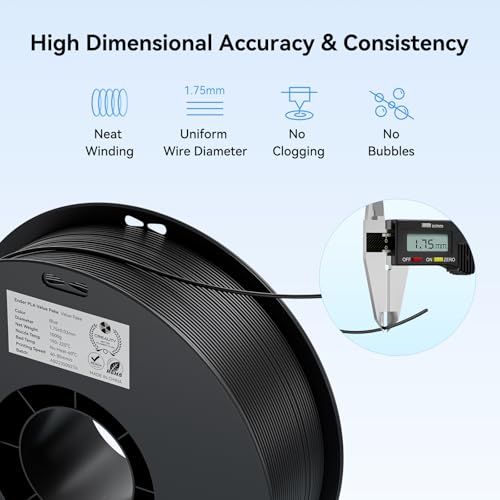 2kg Black & White PLA 1.75mm Filament Bundle Z16405