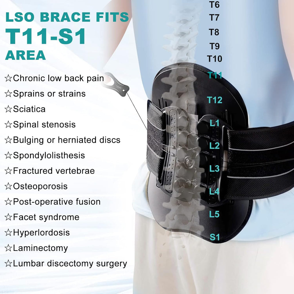 Back Brace with Adjustable Pulley System F738033
