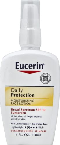 4 Fl Oz Broad Spectrum SPF 30 Face Sunscreen Lotion W48577