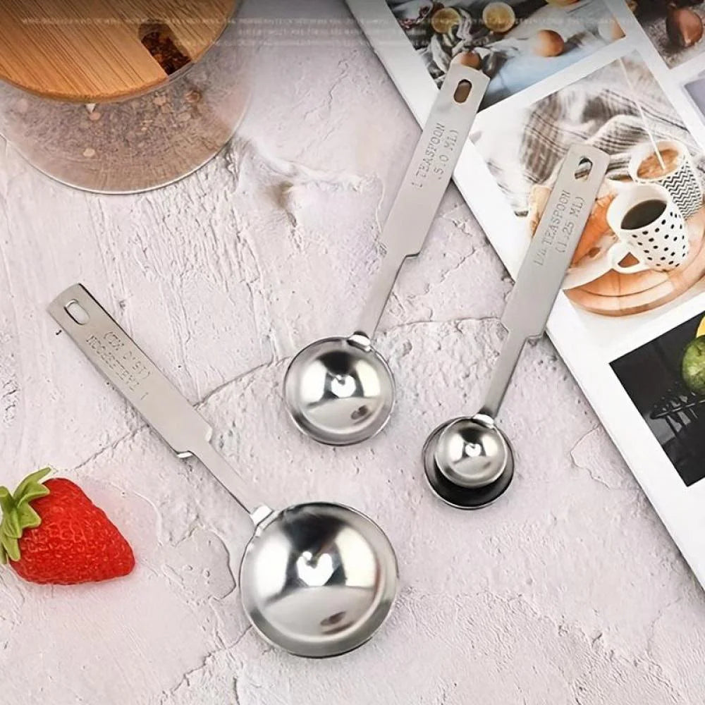 Stainless Steel Measuring Spoons and Measuring Cups N8276