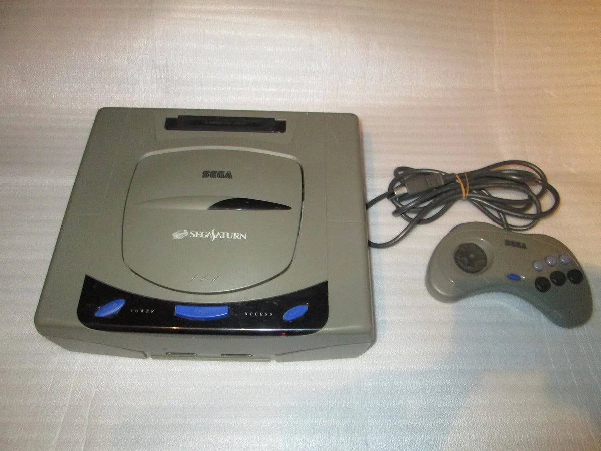 Gray Sega Saturn Console with 2 Controllers O375362