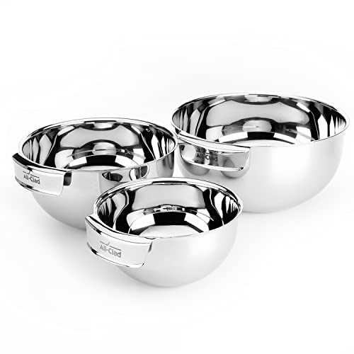 Stainless Steel Mixing Bowls Set 1.5, 3, 5 Quart Y907