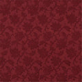Burgundy Floral Jacquard Woven Upholstery Fabric Z783087