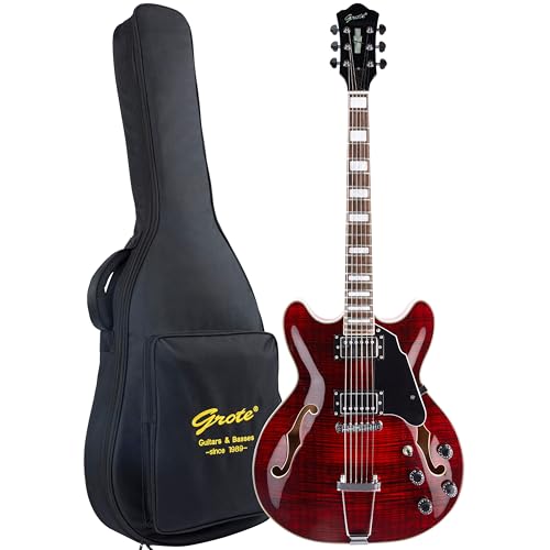 Black Semi-Hollow Body Electric Guitar S90771