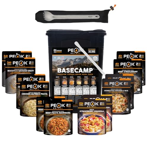 24 Servings Freeze-Dried Real Meat Emergency Food N179