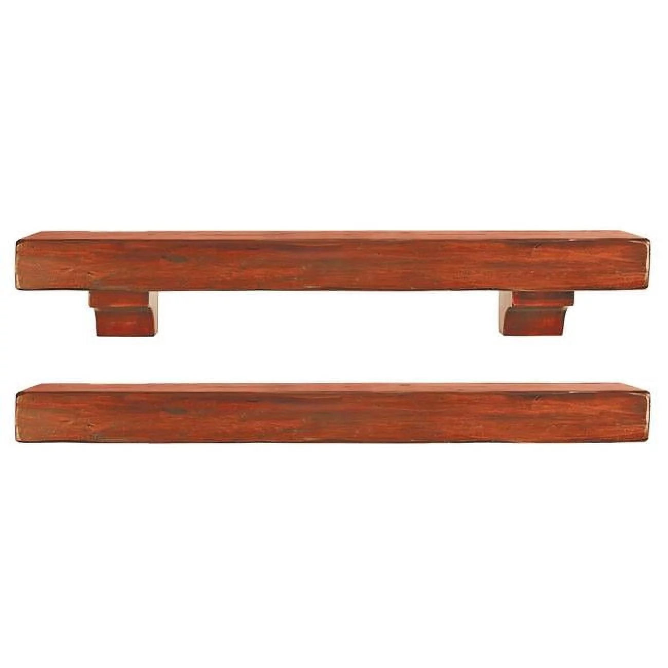 Rustic Distressed Shelf B819