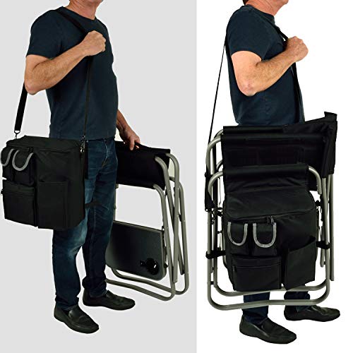 Extra Wide Portable Folding Sports Chair B192