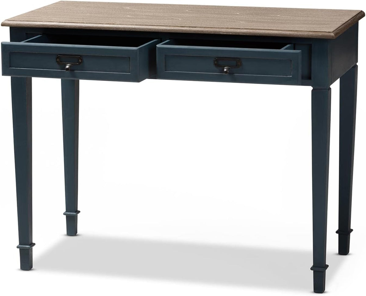 Spruce Blue Accent Writing Desk M8709