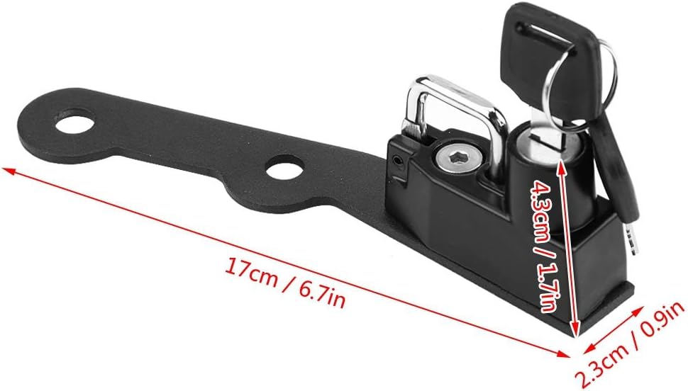 Motorcycle Helmet Lock Alloy Anti-Theft Security Lock G87091