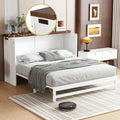 Queen Size Murphy Bed with Storage Drawers L714