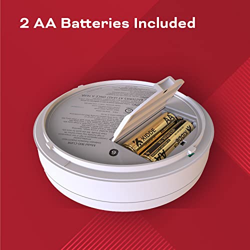 AA Battery Powered Smoke & Carbon Monoxide Detector, 2 Pack P671