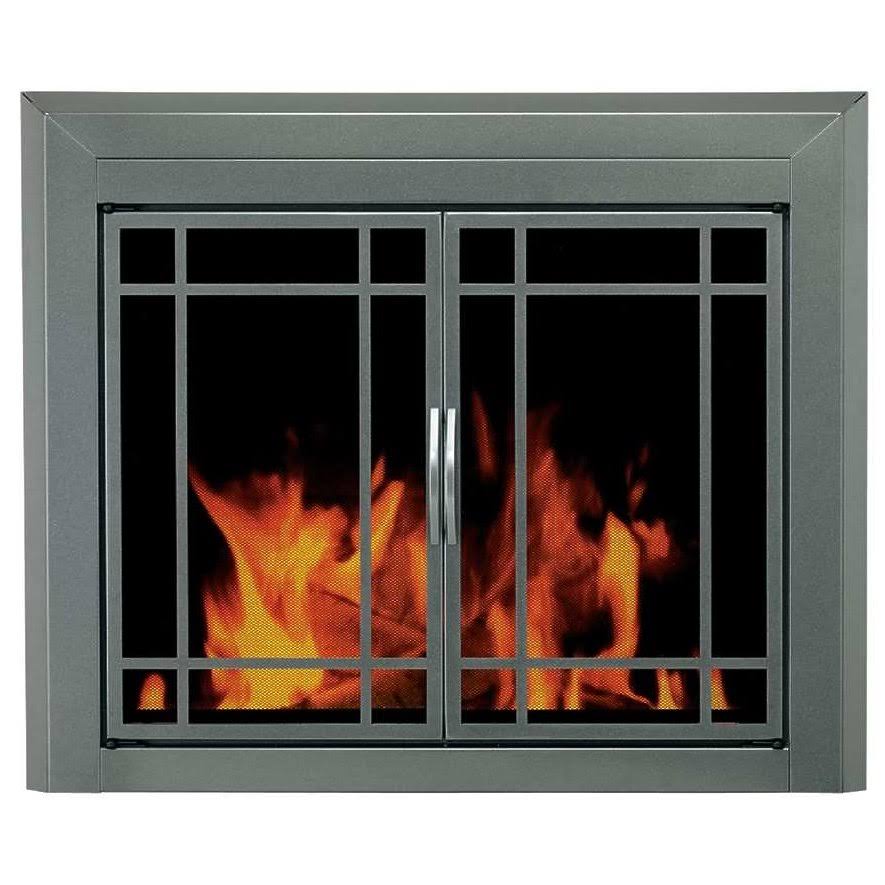 Small Glass Fireplace Doors G6062