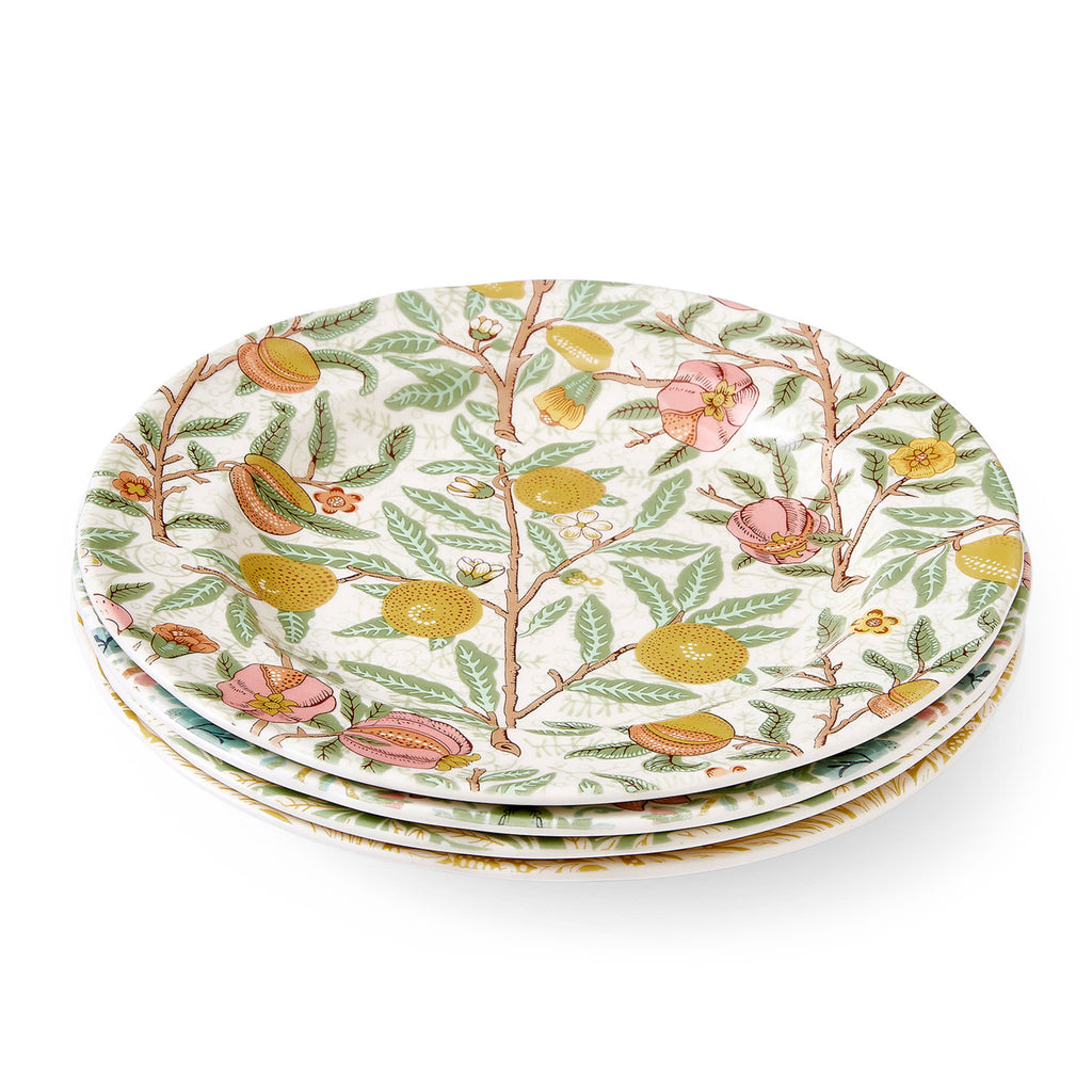 Multicolored Luncheon Plate Set of 4 O91501