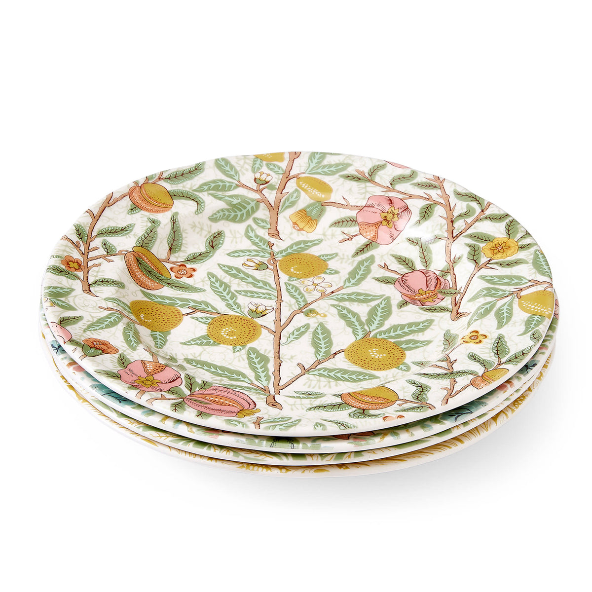 Multicolored Luncheon Plate Set of 4 O91501
