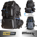 Heavy Duty Camera Backpack with Removable Gadget Bag & Waterproof Rain Cover I944573