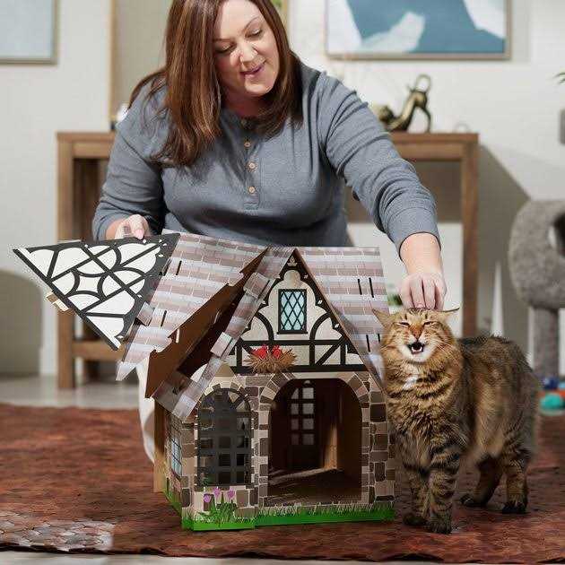 Cardboard Cat House Q7114