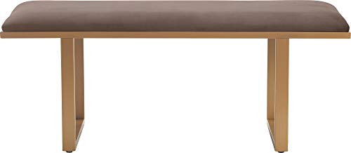 Dark Grey Velvet Bedside Bench N262602