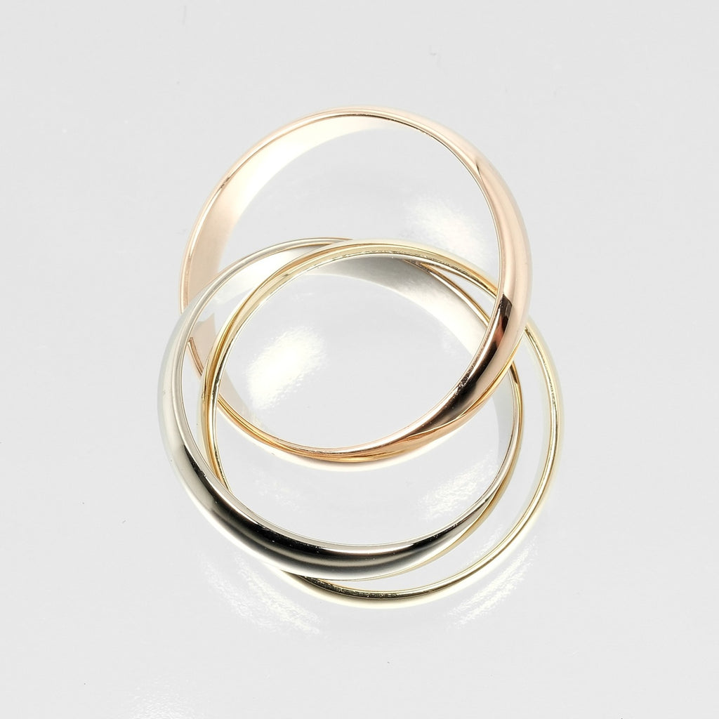 Trinity Ring K18 Gold Q212
