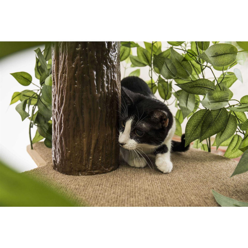Cat Tree with Leaves Cat House Cat Activity Tree I159406