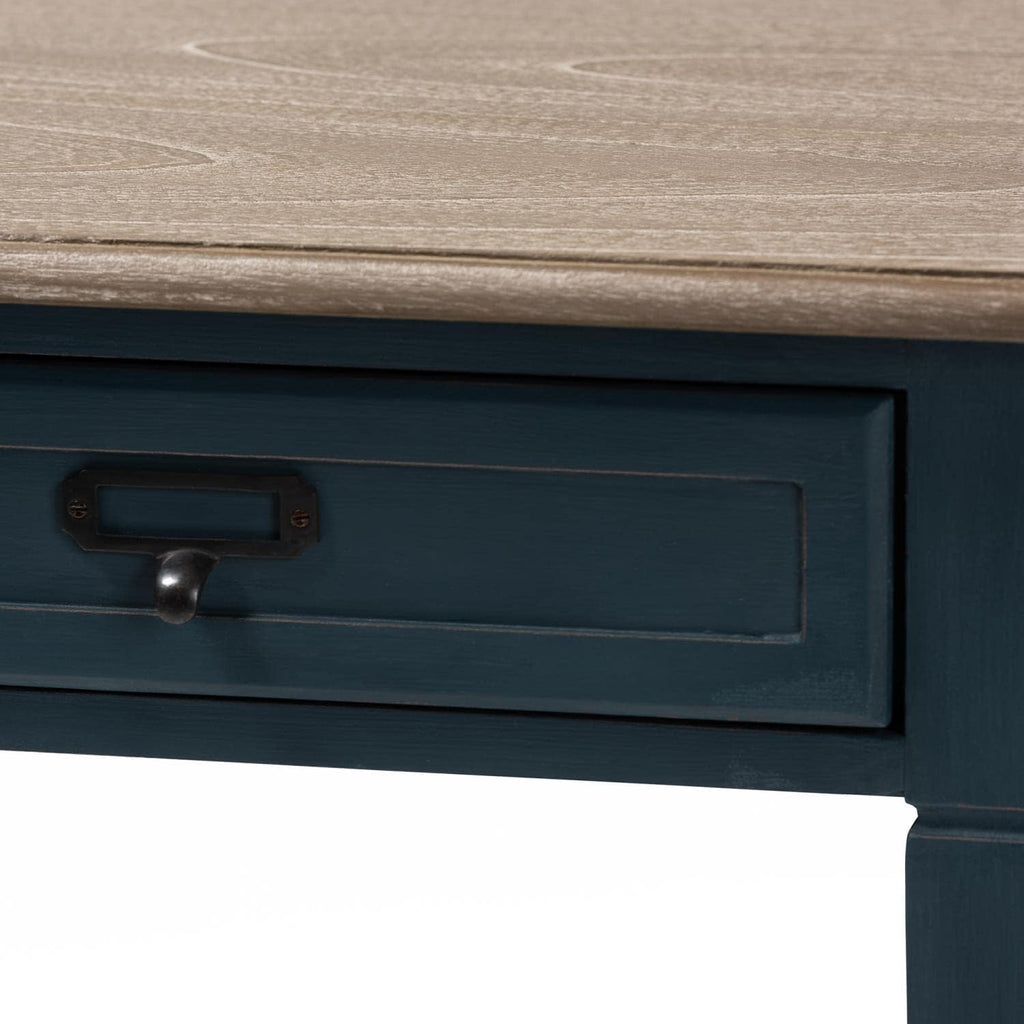 Spruce Blue Accent Writing Desk M8709