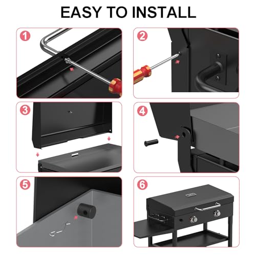 Black 36" Griddle Cover G4472